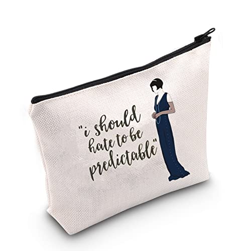 MYOSPARK Lady Mary Crawley Zitat Geschenk TV-Show inspiriertes Geschenk Kosmetiktasche Organizer Tasche für Fans Lady Mary feministisches Geschenk, Britische vorhersehbare Tasche, Modern von MYOSPARK