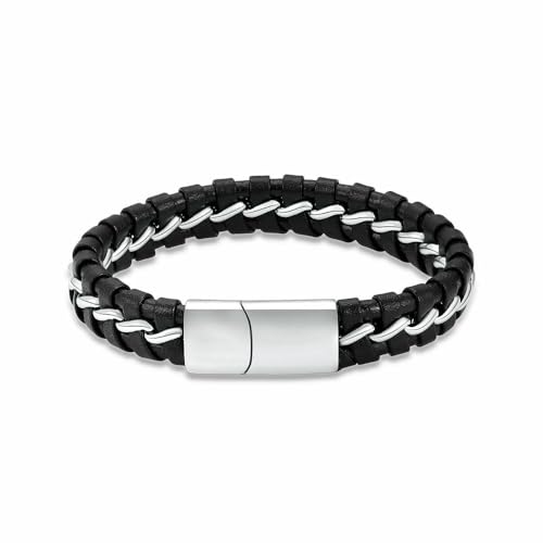 MYPOWER Braide Feuerbestattungsarmband, Metallschnalle, Urnenarmreif für Asche, verstellbar, 18–24 cm, für Damen und Herren, Gedenkarmband, D, 18 cm von MYPOWER