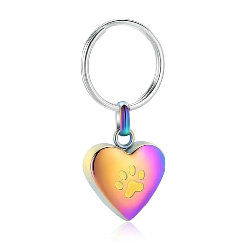 MYPOWER Urnen-Schlüsselanhänger für Asche für Frauen und Männer, Gedenkmedaillons, Anhänger mit Gravur „Always in my Mind“, bunt von MYPOWER