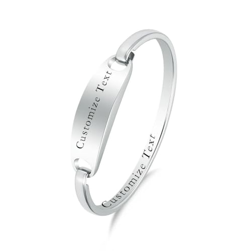 MYPOWER Urnenarmband aus Edelstahl für die Asche von Haustieren/Menschen, Gedenkarmreif, personalisiert „Always in My Heart“, Andenken für Frauen, personalisiert, 22 cm von MYPOWER