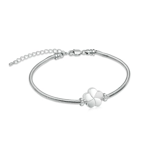MYPOWER Urnenarmband für Asche, Blumen-Einäscherungsasche, Schmuck, Einäscherungsarmband, Gedenkmedaillon für Asche für Frauen und Mädchen, Urnen-Andenken von MYPOWER