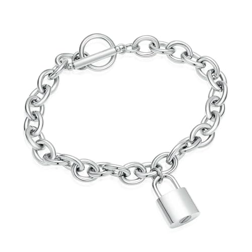MYPOWER Urnenarmband für Asche, mit Schloss, Feuerbestattungsschmuck, Edelstahl, Aschearmband für Damen und Herren, Andenken, Gedenkaschearmband, Stahl MYPOWER Urnenarmband für Asche, mit Schloss, Feuerbestattungsschmuck, Edelstahl, Aschearmband für Damen und Herren, Andenken, Gedenkaschearmband, Stahl von MYPOWER