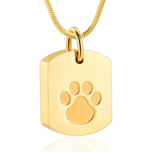 MYPOWER Urnenketten für Asche für Damen und Herren, Gedenkmedaillons, Anhänger mit der Gravur „Always in my Mind Forever in my-gold“ MYPOWER Urnenketten für Asche für Damen und Herren, Gedenkmedaillons, Anhänger mit der Gravur „Always in my Mind Forever in my-gold“ von MYPOWER
