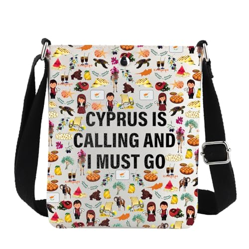 Cyprus Crossbody Bag Cyprus Trip Gifts Cypriots Life Gifts Cyprus Is Calling And I Must Go Reisetasche, Cyprus is Cb2, 111 von MYSOMY