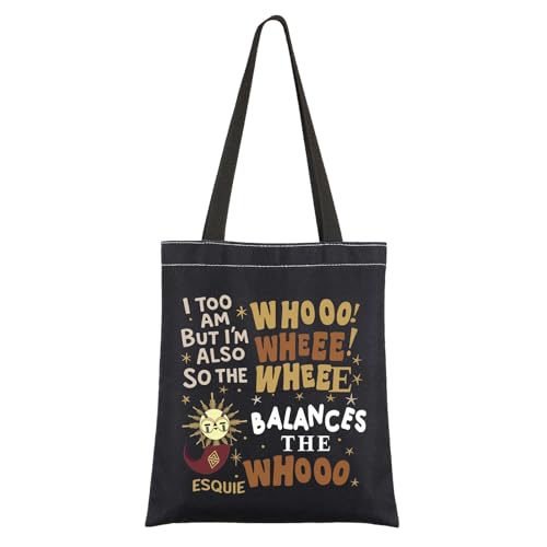 Game Inspired Tote Bag I Too Am Whooo But I'm Also Wheee Gifts Mon Ami Gifts Dark Fantasy Gamer Umhängetasche, The Whooo Tg3, INCH von MYSOMY