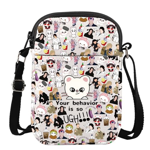 Korean Band Jiniret Crossbody Bag Kpop Fans Gift Your Behavior Is So Ugh Gifts Pop Band Umhängetasche, Is So Ugh!cb3, 111 von MYSOMY