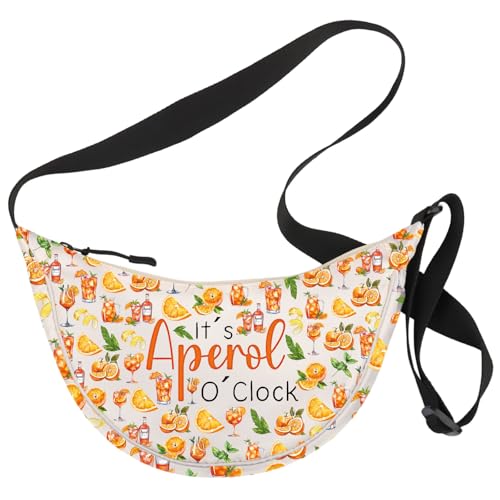 MYSOMY Aperol Spritz Umhängetasche Aperol Spritz Umhängetasche It's Aperol o'Clock Aperol Spritz Themed Gifts, O'clock Cb3 Uk3, 111 von MYSOMY