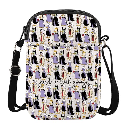 MYSOMY Evil Goose Crossbody Bag Villains Goose Gifts Just a Evil Goose Gifts Villains Goose Shoulder Bag, Just a Evil Cb3, 111 von MYSOMY