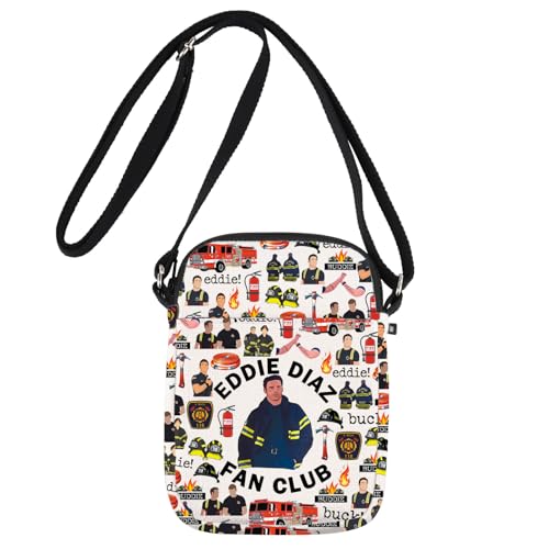 MYSOMY Firefighter Show Crossbody Bag 118 Feuerwehrmann Geschenk Diaz & Buckley Geschenke First Responder Umhängetasche, Diaz Fan Cb1, 111 von MYSOMY