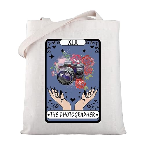 MYSOMY Fotografen Geschenk Der Fotograf Tarotkarte Tragetasche Kamera Thementasche für Fotografie Liebhaber Geschenk Foto Enthusiasten Tasche, Fotograf Tb, 13.7inch*15inch von MYSOMY