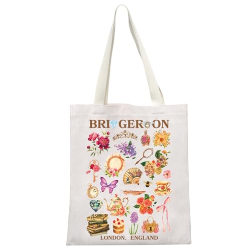 MYSOMY Historisches Drama inspiriertes Geschenk Regency Era London inspiriertes Geschenk Regency TV Show Umhängetasche Literarisches Fan Geschenk, London England Tb3, 13.7inch*15.7inch von MYSOMY