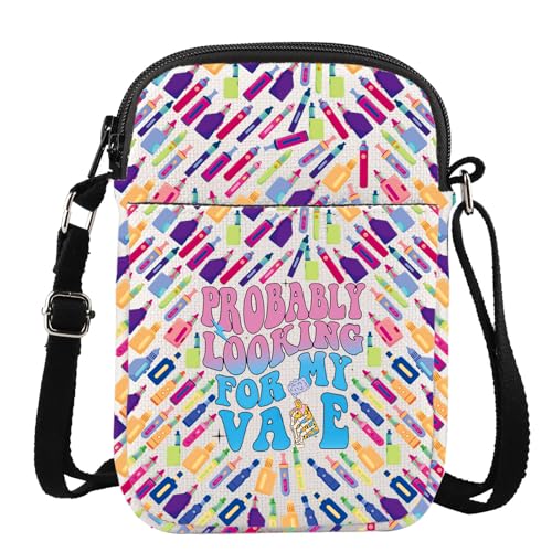 MYSOMY Humor-Umhängetasche für Erwachsene, lustiges Meme-Geschenk, Stoner-Geschenke, Steiner-Schultertasche, Wahrscheinlich aussehend Cb3, 111 von MYSOMY