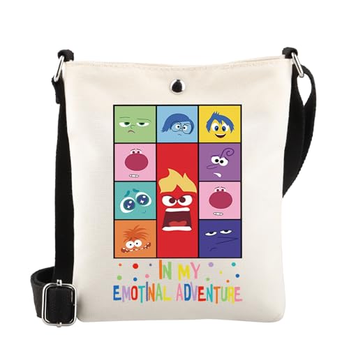 MYSOMY In My Emotional Adventure Crossbody Bag Emotion Characters Shoulder Bag The Emotions Tour Movie Inspired Gift, Emotional Cb, 16.5 x 21 x 5.5 centimeters (6.5 x 8.3 x 2.16 inches) von MYSOMY