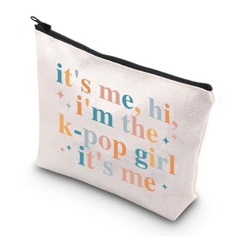 MYSOMY K-Pop Make-up-Tasche für Mädchen, K-Pop, Musikliebhaber, Kosmetiktasche, K-Pop-Merchandise-Artikel, K-Pop-Fans, K-Pop Mädchentasche, Einheitsgröße, Modern von MYSOMY