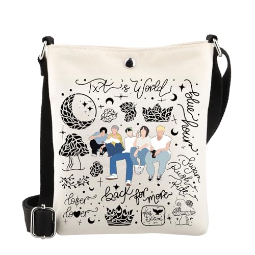 MYSOMY Korean Group Merchandise MOA Fandom Crossbody Bag K-Pop-Fans Umhängetasche K-Pop Musikliebhaber Geschenk, Moa Cb, 16.5 x 21 x 5.5 centimeters (6.5 x 8.3 x 2.16 inches) von MYSOMY