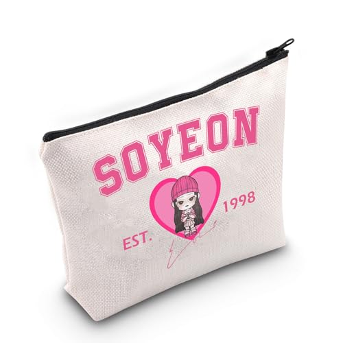 MYSOMY Koreanische Mädchengruppe G-IDE-Mitglied Make-up-Tasche K-Pop Girls Group Fans Geschenk Welttournee Merchandise K-Pop Musikliebhaber Geschenk, Sy98 Tasche, Morden von MYSOMY