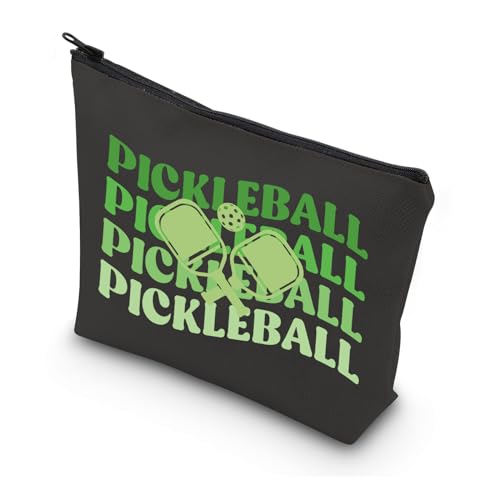 MYSOMY Pickleball Make-up-Tasche, Pickleball-Spieler, Reißverschluss, Pickleball, Mädchen, Geschenk, Pickleball-Liebhaber, Geschenk, Pickleball-Trainingsgeschenk, Pickleball-Tasche, Modern von MYSOMY