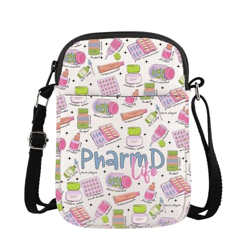MYSOMY WSNANG Apotheker Pharmd Life Graduation Wertschätzendes Geschenk Doktor der Apotheker Apotheker Kuriertasche, UK Pharmd Cb, 14.7 x 2 x 21centimeters (5.8 x 0.8 x 8.3 inches) von MYSOMY