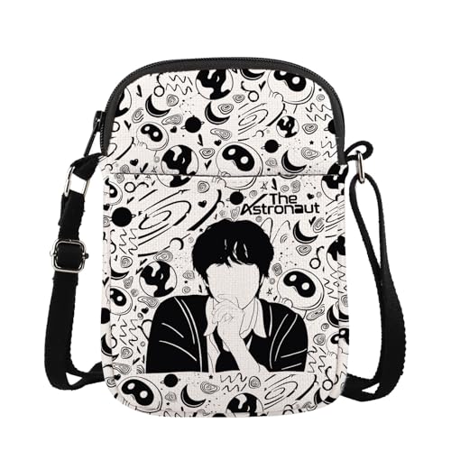 MYSOMY WSNANG Korean Group Crossbody Bag Jin Bag K-Pop Mitglieder Name Messenger Bag K-pop Lover Merchandise, Jin Cb UK, 14.7 x 2 x 21centimeters (5.8 x 0.8 x 8.3 inches) von MYSOMY