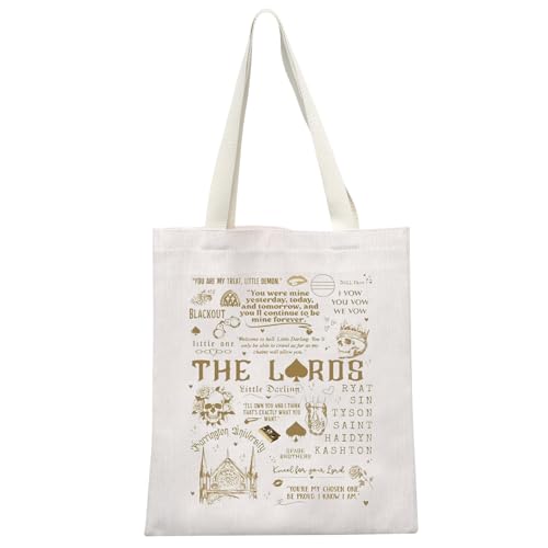 Wsnang Umhängetasche mit Reißverschluss, Motiv: Dark Romance Reader Run Little Mouse, Geschenk für Lords Buchliebhaber, Lords Tb3, 14.7 x 2 x 21centimeters (5.8 x 0.8 x 8.3 inches) von MYSOMY