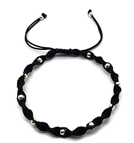 MYSTIC JEWELS - Kabbalah-Armband aus buntem Garn mit Kugeln, Amulett, Schutz des bösen Auges, viel Glück, Good Luck, Ohne Metall MYSTIC JEWELS - Kabbalah-Armband aus buntem Garn mit Kugeln, Amulett, Schutz des bösen Auges, viel Glück, Good Luck, Ohne Metall von MYSTIC JEWELS