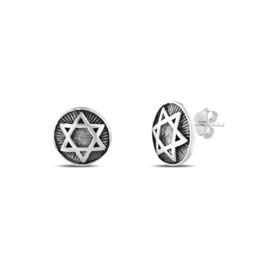 MYSTIC JEWELS By Dalia runder Davidstern-Anhänger aus 925er-Sterlingsilber mit 7 mm großem türkischem bösem Blick-Anhänger, 40 + 5 cm, Kristall, Kein Edelstein MYSTIC JEWELS By Dalia runder Davidstern-Anhänger aus 925er-Sterlingsilber mit 7 mm großem türkischem bösem Blick-Anhänger, 40 + 5 cm, Kristall, Kein Edelstein von MYSTIC JEWELS