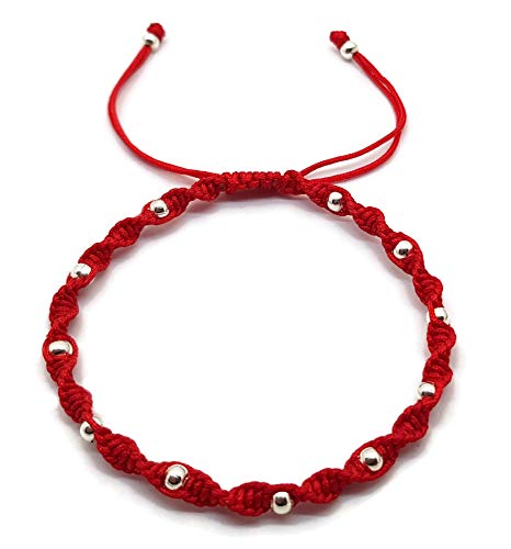 MYSTIC JEWELS By Dalia– Armband Kabbalah aus farbigem Draht mit Kugeln, Amulett, Böser Auge, Glücksbringer, Good Luck rot MYSTIC JEWELS By Dalia– Armband Kabbalah aus farbigem Draht mit Kugeln, Amulett, Böser Auge, Glücksbringer, Good Luck rot von MYSTIC JEWELS