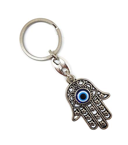 MYSTIC JEWELS By Dalia- Schlüsselanhänger türkisches Auge der Fatima Hamsa Glücksbringer Good Luck von MYSTIC JEWELS
