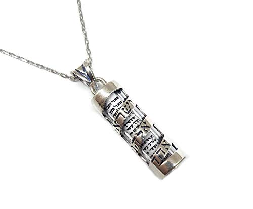 MYSTIC JEWELS by Dalia - Mesusa mit Seilberkette, 925er Sterlingsilber, Kristall, von MYSTIC JEWELS