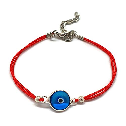 MYSTIC JEWELS By Dalia klassisches Armband mit türkischem Auge des Glücks für Männer und Frauen rot von MYSTIC JEWELS