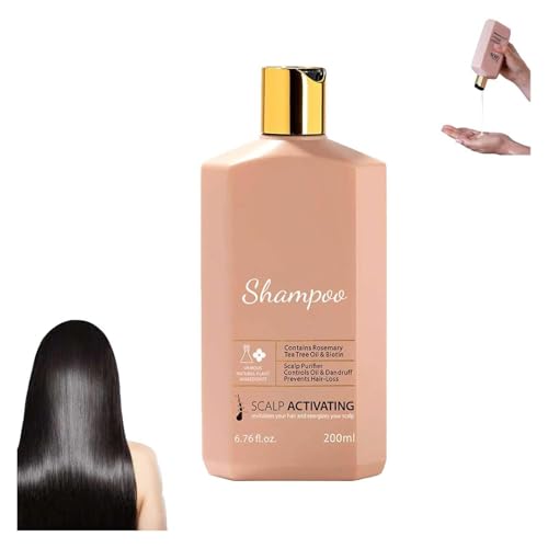 Natürliche Haarshampoos, Haarwurzelaktivierungsshampoo, Pflegendes, starkes Reparaturshampoo, Haarausfallshampoo und -spülung für Männer und Frauen von MYSXSWHL