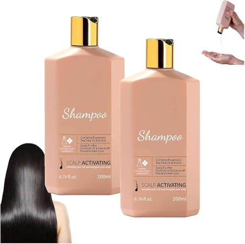 Natürliche Haarshampoos, Haarwurzelaktivierungsshampoo, Pflegendes, starkes Reparaturshampoo, Haarausfallshampoo und -spülung für Männer und Frauen von MYSXSWHL