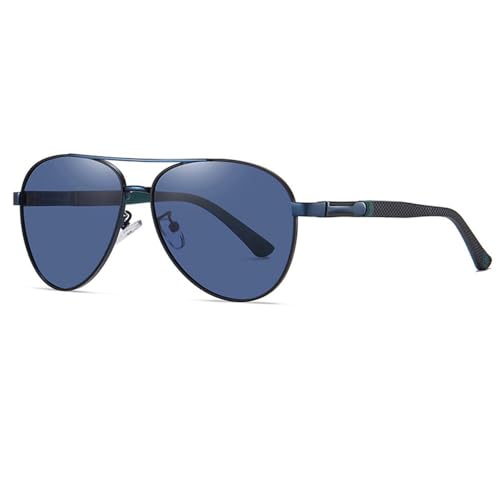 Polarisierte Sonnenbrille für Herren mit Metallrahmen, modische Brillen von MYSXSWHL