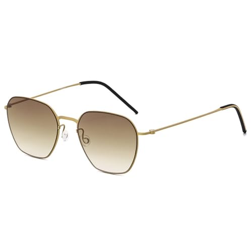 Polarisierte Sonnenbrille für Herren mit Metallrahmen, modische Brillen von MYSXSWHL