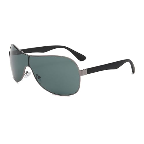 Polarisierte Sonnenbrille für Herren mit Metallrahmen, modische Brillen von MYSXSWHL