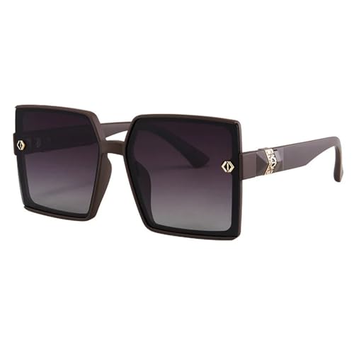 Polarisierte Sonnenbrille für Herren mit Metallrahmen, modische Brillen von MYSXSWHL