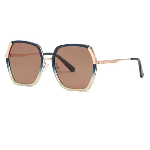 Polarisierte Sonnenbrille für Herren mit Metallrahmen, modische Brillen von MYSXSWHL