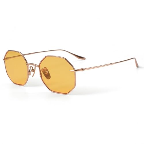 Polarisierte Sonnenbrille für Herren mit Metallrahmen, modische Brillen von MYSXSWHL