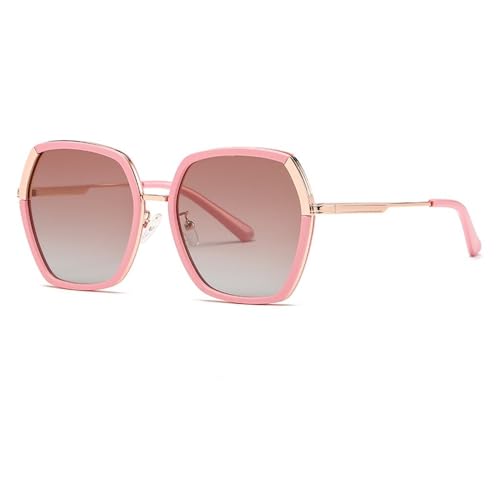 Polarisierte Sonnenbrille für Herren mit Metallrahmen, modische Brillen von MYSXSWHL