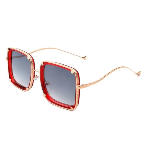 Polarisierte Sonnenbrille für Herren mit Metallrahmen, modische Brillen von MYSXSWHL