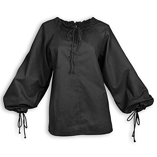 MYTHOLON Annabelle Bluse (schwarz, XX-Large) von MYTHOLON