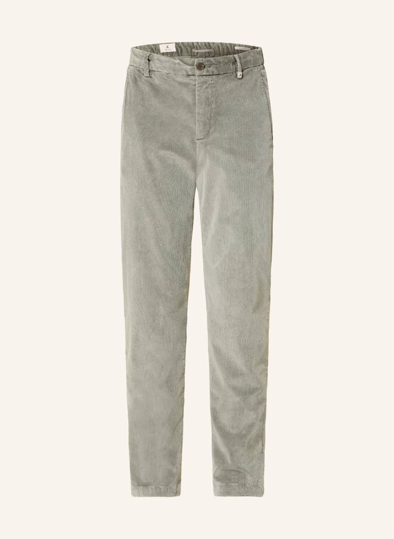 Myths Cordhose Im Jogging-Stil Slim Fit gruen von MYTHS