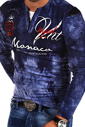 MT Styles 2in1 Longsleeve P-Monaco Blau R-0760 [Dunkelblau, L] von MYTRENDS Styles