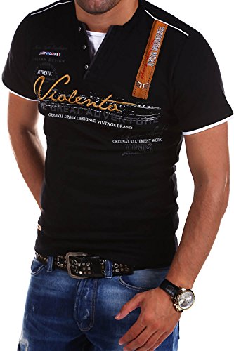 MT Styles 2in1 T-Shirt Adventure R-2693 [Schwarz, von MYTRENDS Styles