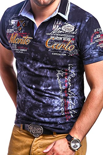 MT Styles Poloshirt PP-MONTCA T-Shirt R-2935 [Schwarz, von MYTRENDS Styles