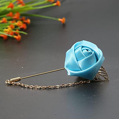 broschen Männer & Frauen Rose Blume Blatt Mode Brosche Pin Blazer Anzug Revers Hochzeit Party Boutonniere Charme Brosche Schmuck Kleidung zubehör(1) von MYXJX