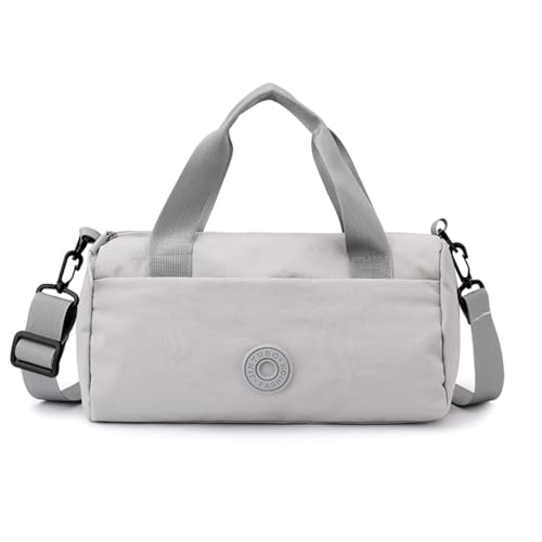 MYZCYBFC Leichte und einfache Umhängetasche mit mehreren Fächern, Reisehandtasche, Umhängetasche mit verstellbarem Schultergurt für den Außenbereich (Gray) von MYZCYBFC