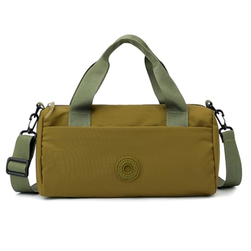 MYZCYBFC Leichte und einfache Umhängetasche mit mehreren Fächern, Reisehandtasche, Umhängetasche mit verstellbarem Schultergurt für den Außenbereich (Olive Green) von MYZCYBFC