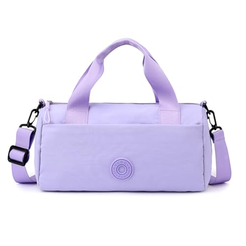 MYZCYBFC Leichte und einfache Umhängetasche mit mehreren Fächern, Reisehandtasche, Umhängetasche mit verstellbarem Schultergurt für den Außenbereich (Purple) von MYZCYBFC