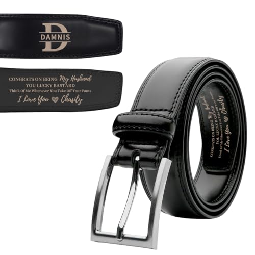 I Sucked It, So It's Mine Personalisierte Valentinstag Herren Ledergürtel, Benutzerdefinierte gravierte Name Leder Gürtel Geschenk für Männer Ihn Mann Freund (18) von MYZQIFF